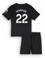 Tottenham Hotspur Brennan Johnson #22 Venkovní dres pro děti 2025-26 Krátký Rukáv (+ trenýrky)